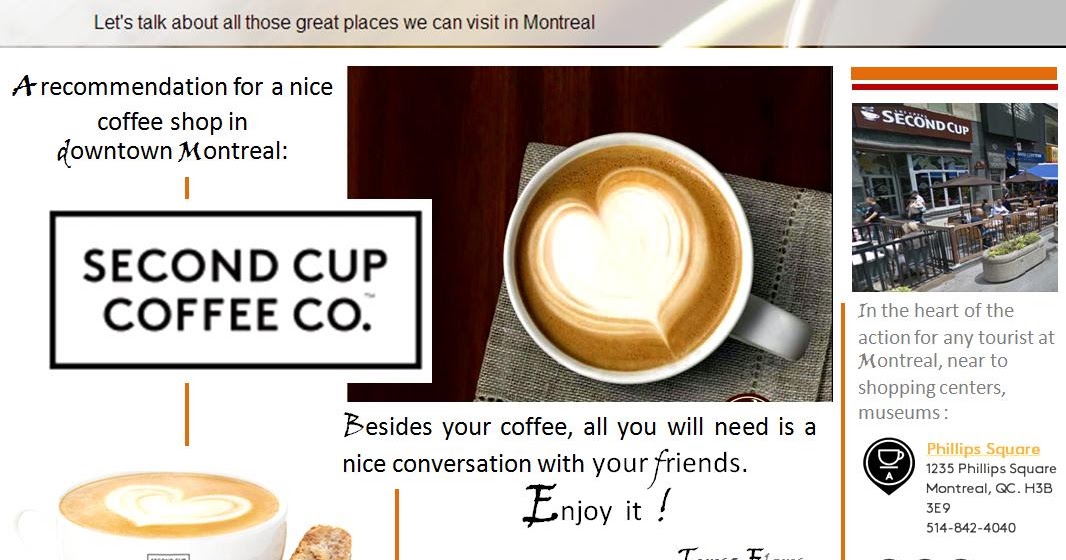 Direct from Montreal Coffee shops in Montreal