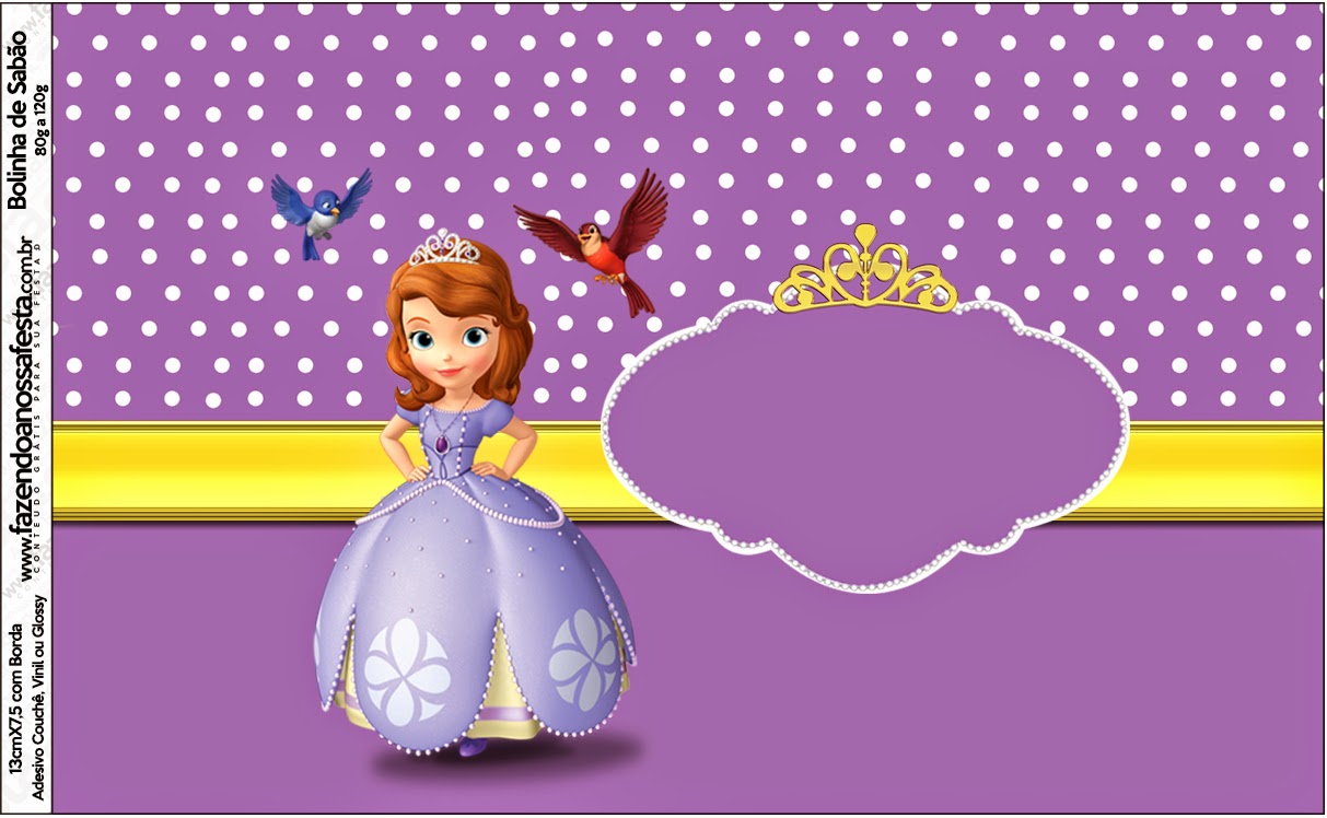Sofia the First: Free Printable Candy Bar Labels. - Oh My Fiesta! in ...