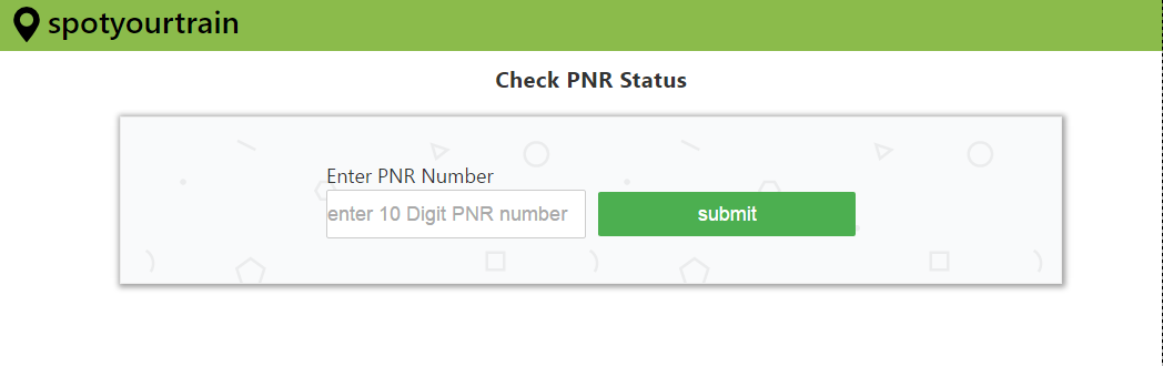 Check Pnr Status
