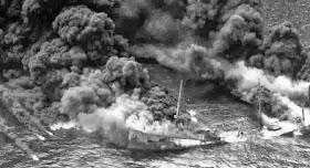 torpedoed tanker World War II worldwartwo.filminspector.com