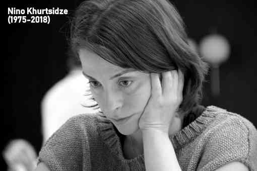Triste nouvelle dans le monde des échecs avec la disparition prématurée de Nino Khurtsidze (1975-2018) des suites d'une longue maladie