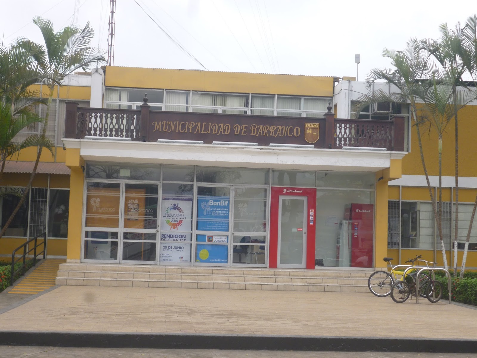 Indecopi. sede dela Muinicipalidad de Barramco