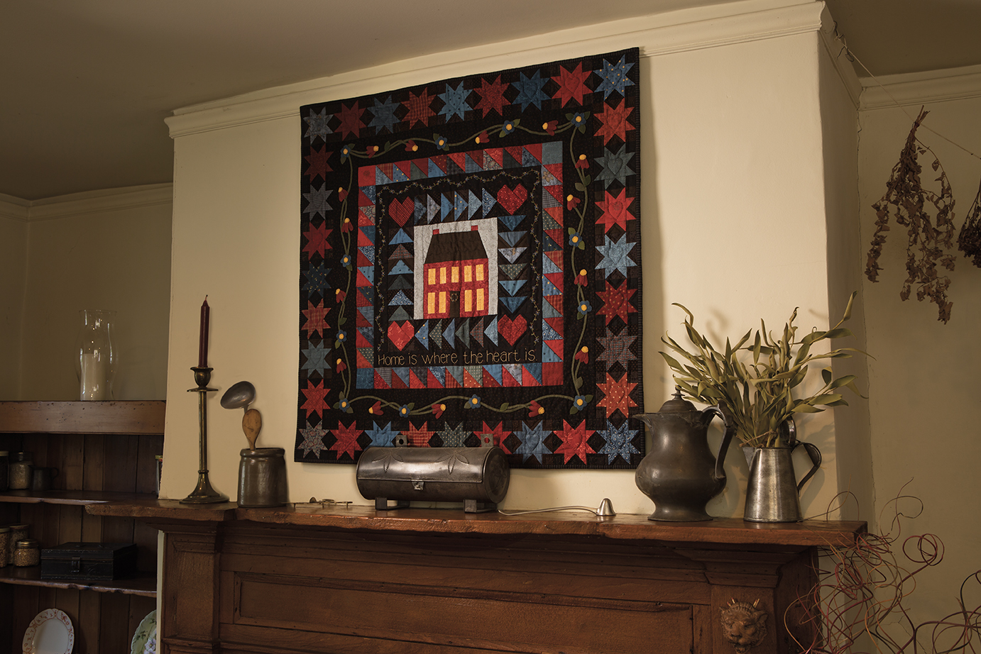 Jen Daly Quilts Home Is Where the Heart Is