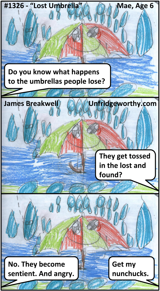 Lost Umbrella Unfridgeworthy