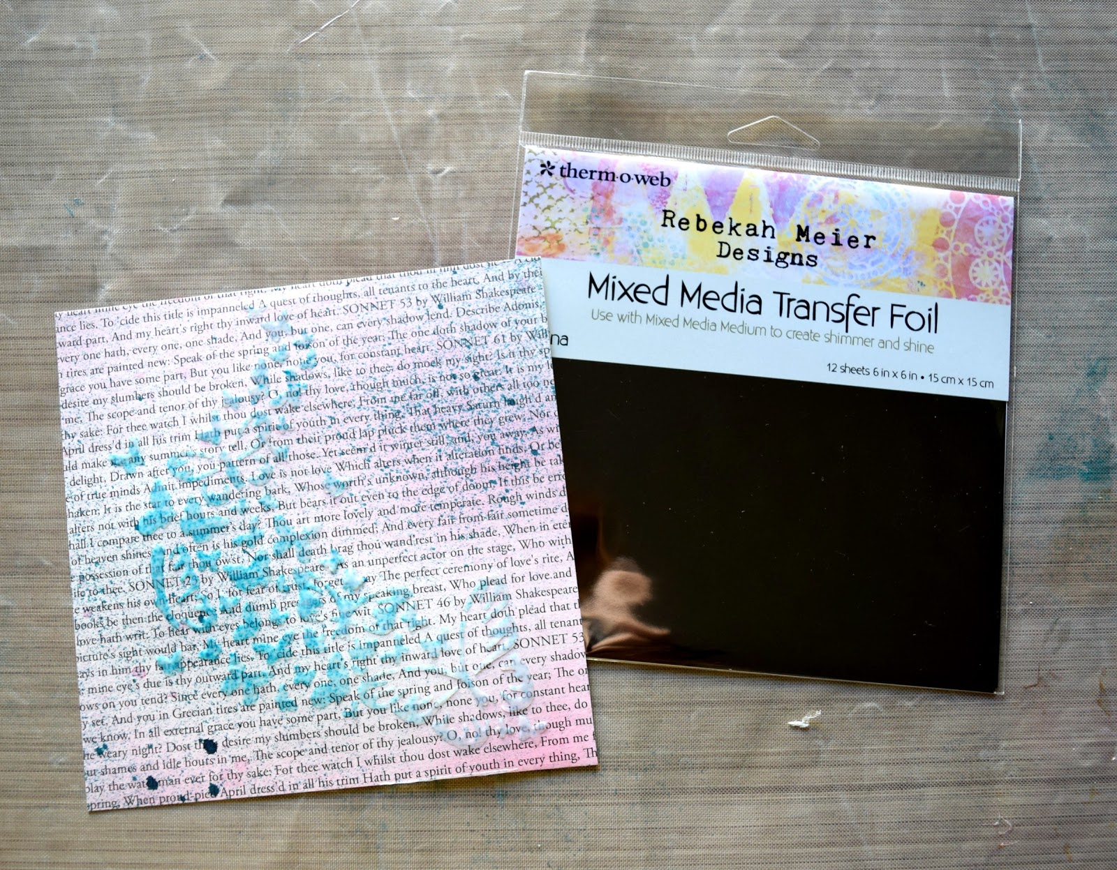 Crafty Creations with Shemaine Mixed Media Canvas featuring Rebekah