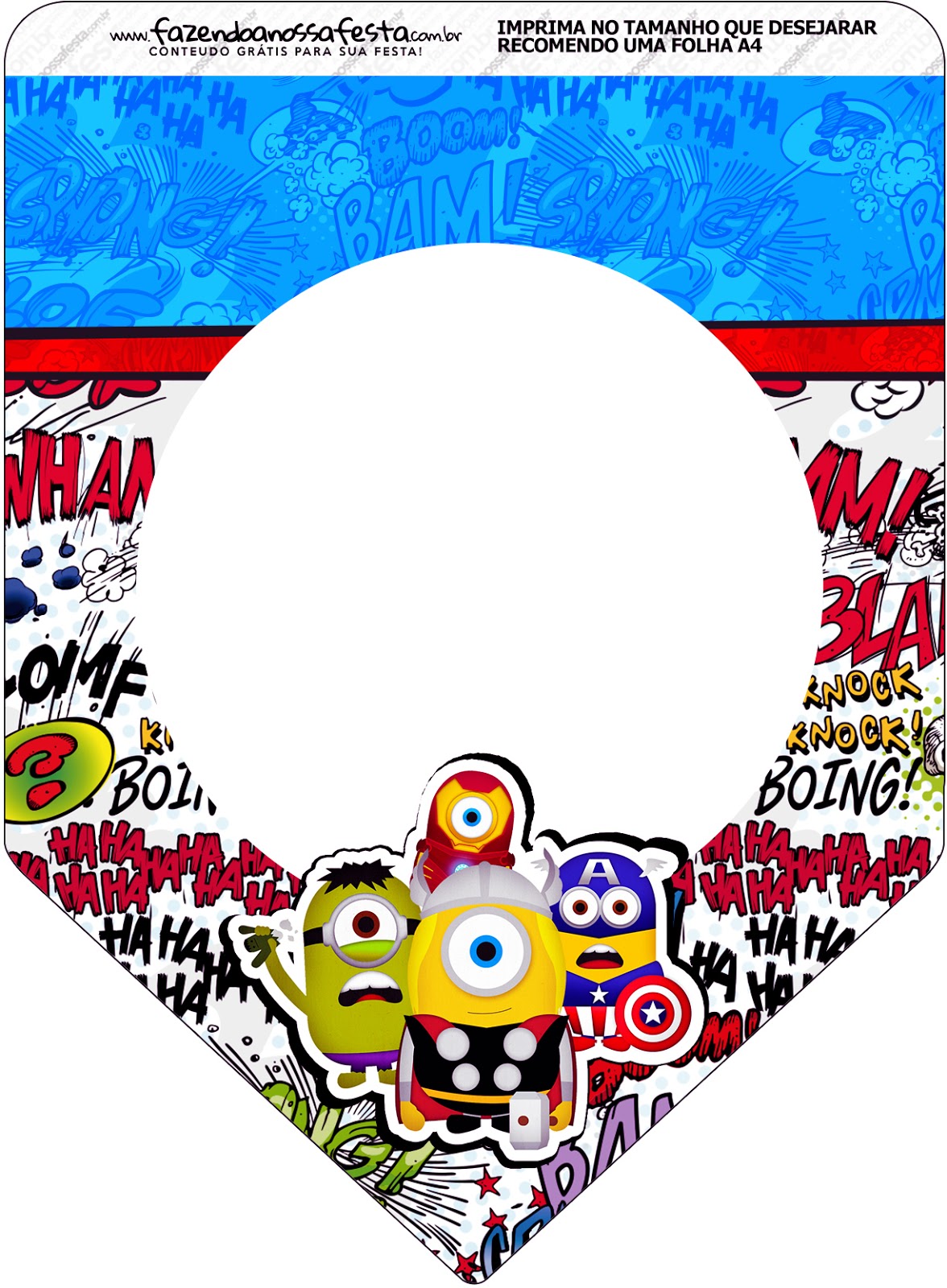 Minions Superheroes: Free Party Printables. - Oh My Fiesta! for Geeks