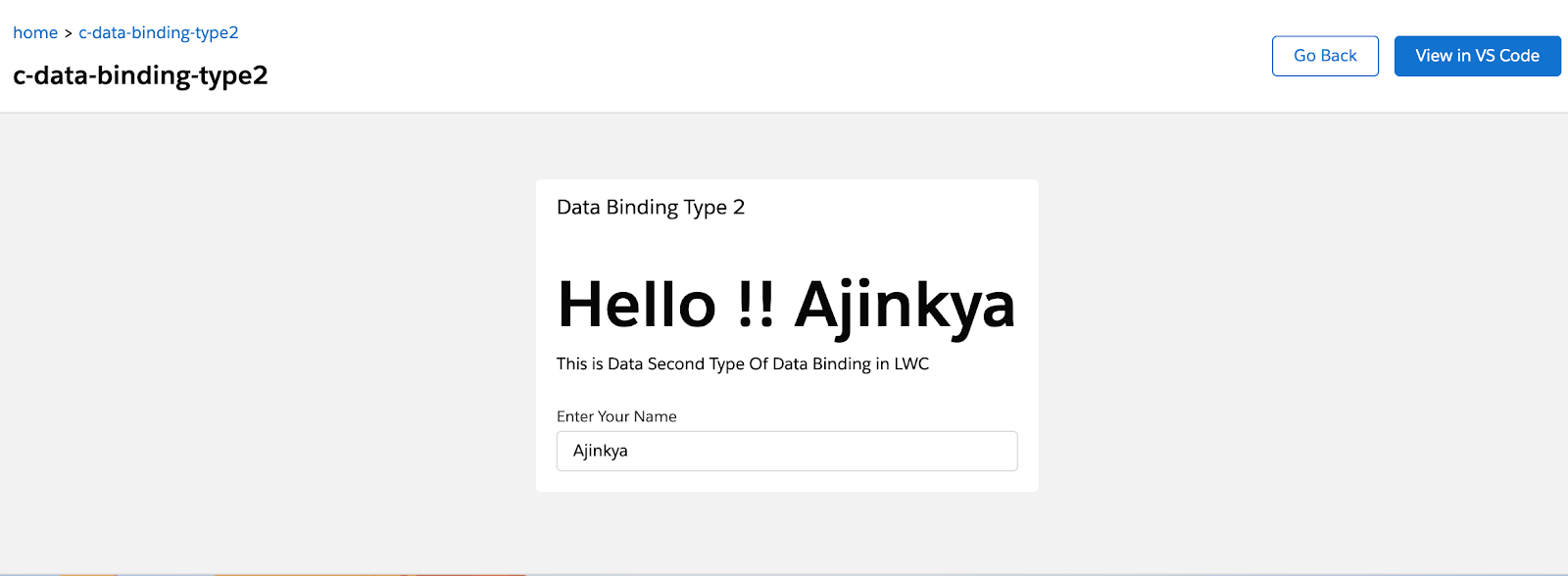 Data Binding in Salesforce Lightning Web Component (LWC) By SalesforceKid