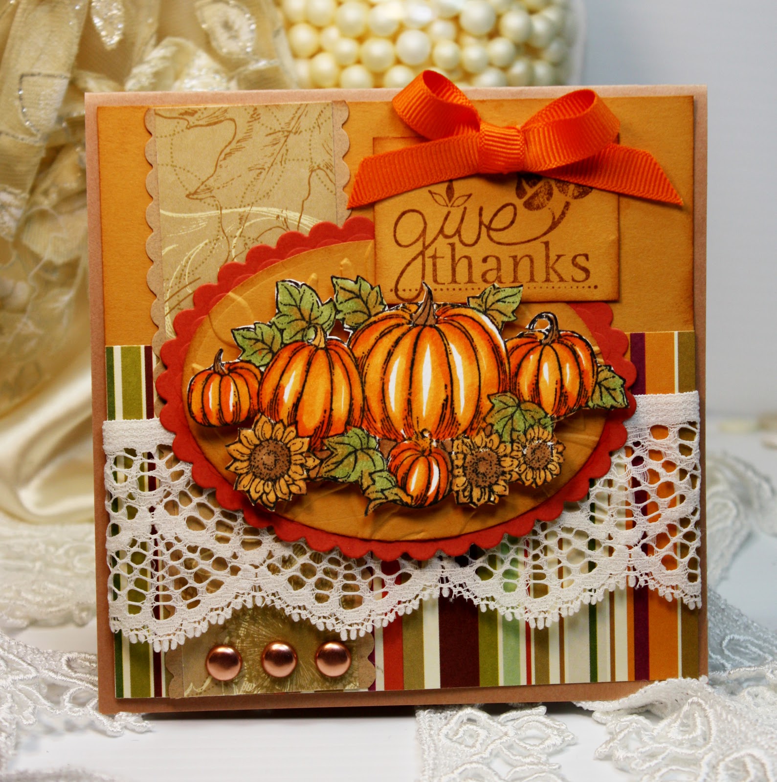 Inspired and Unscripted: Thanksgiving card - Give Thanks
