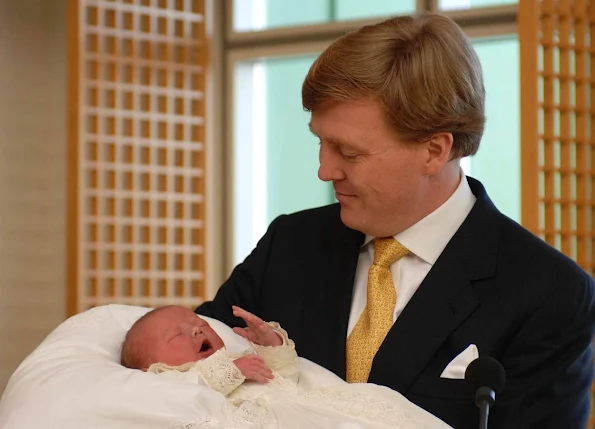 Dutch Princess Ariane celebrates her 9th birthday. Princess Ariane was born in the Bronovo Hospital in The Hague