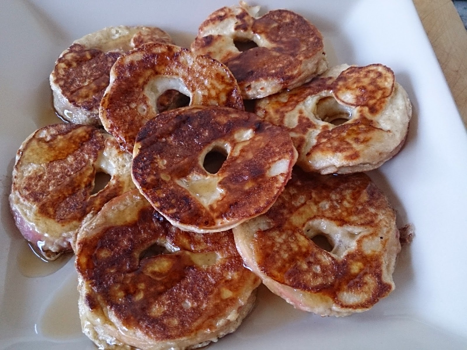 Suzanne's Kitchen Apple fritter pancakes