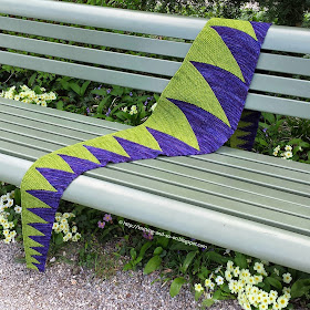 Free Knitting Pattern: Monster Tooth Scarf (http://knitting-and-so-on.blogspot.ch/)
