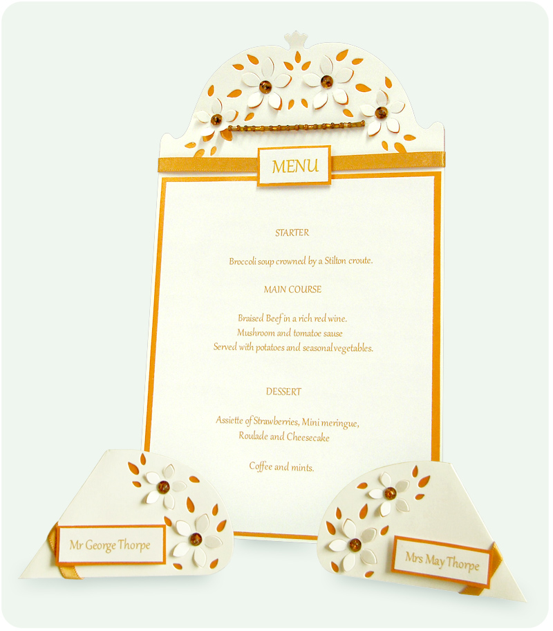 Katy Sue Designs Limited Create Your Own Menu & Name Cards