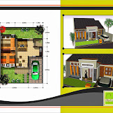 Contoh Denah Rumah Minimalis Type 45