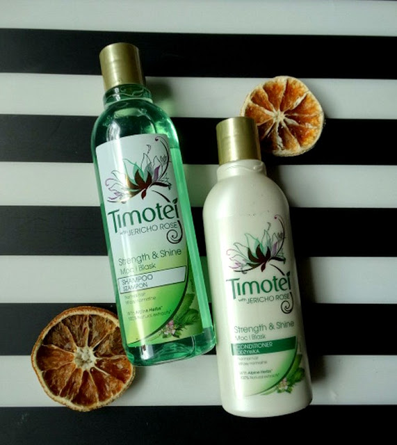 Timotei with Jericho Rose `Moc i blask` szampon i odżywka do włosów