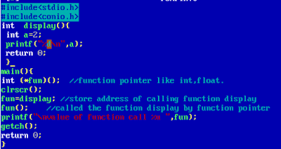 Function Pointer In C