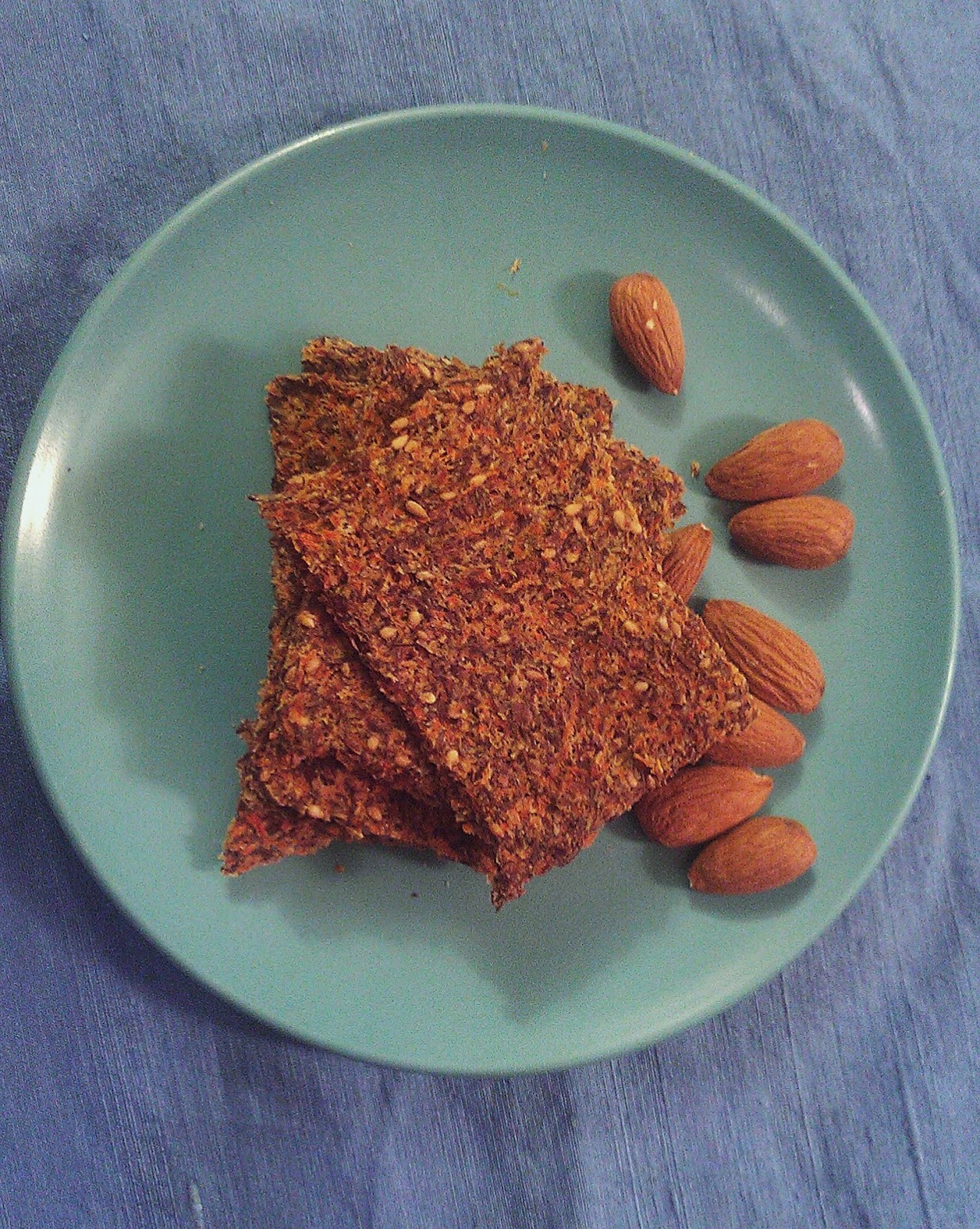 KittyalaCook Flax & Sesame Crackers