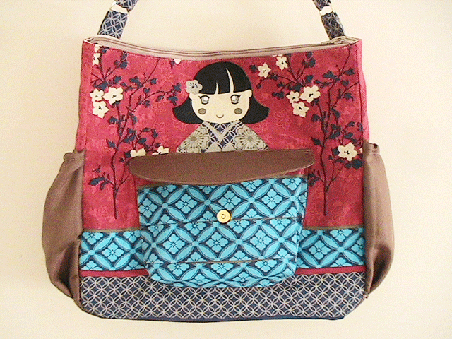 Adorable Handmade Bags: Japanese Girl Hobo Bag specially for Zack...