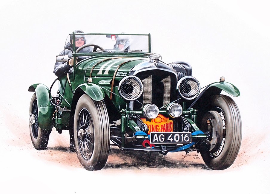 Jake Brown Art: Bentley Drawing