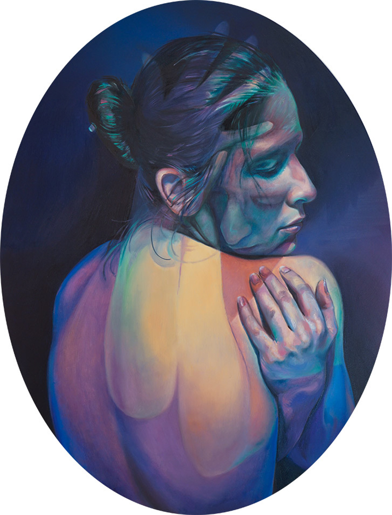 Paintings by Scott Hutchison.