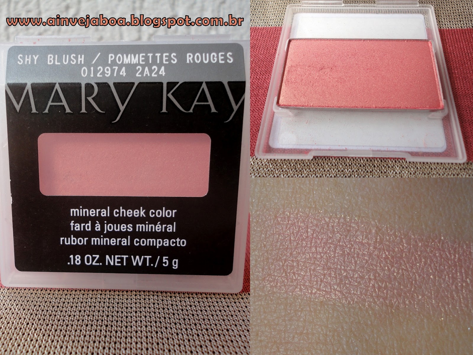 Inveja Boa Maquiagem Shy Blush Mary Kay