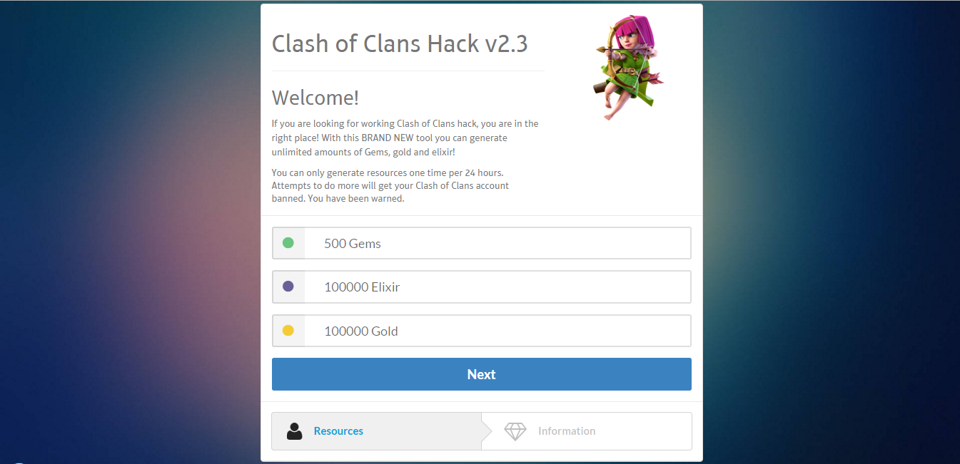 Script Phising Clash Of Clans 2016