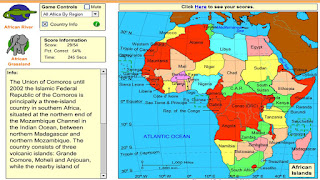 St. Clare's Class Blog: Fun Map of Africa Games!