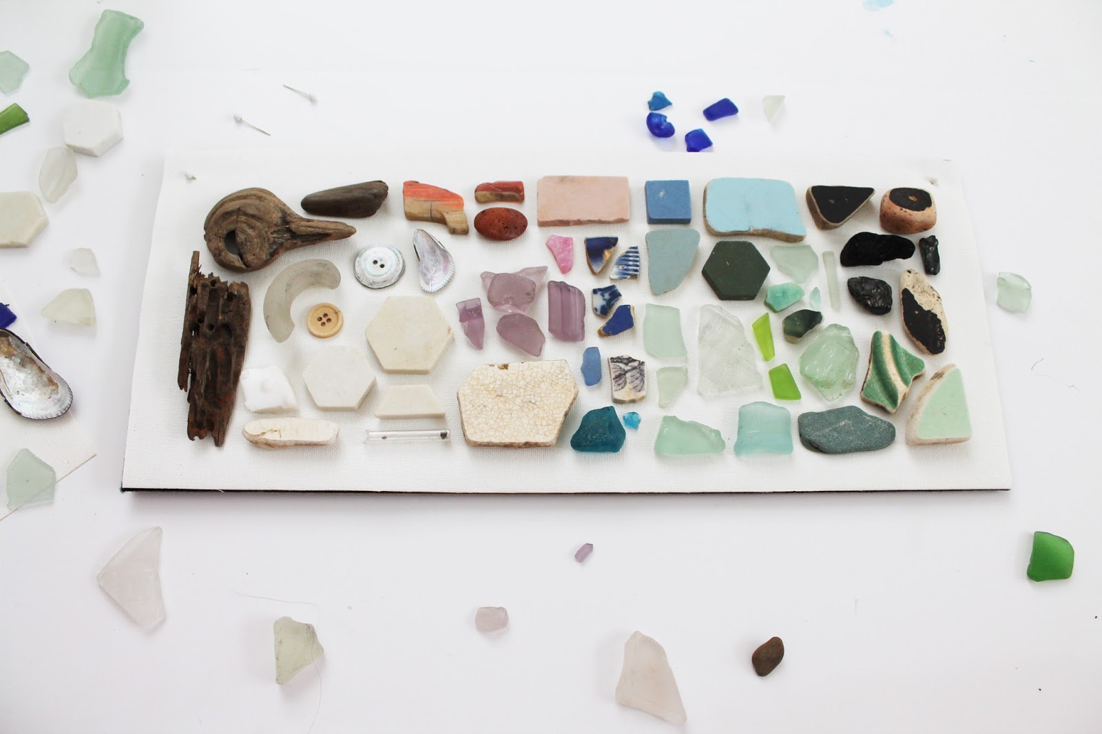 MAKE A SEA GLASS SHADOWBOX LINDSEY CRAFTER