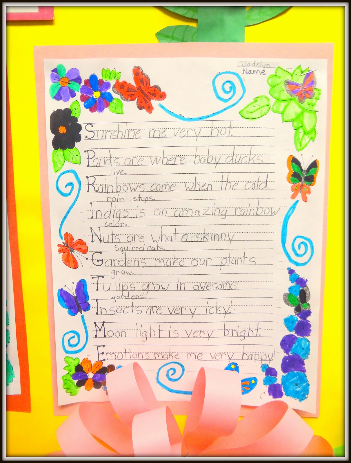 patties-classroom-springtime-acrostic-poems-and-pom-pom-flowers