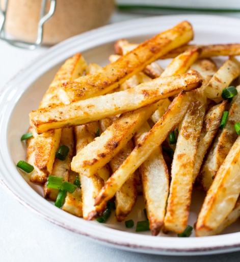 Baked French Fries with Chipotle Ranch Dip #baked #diet
