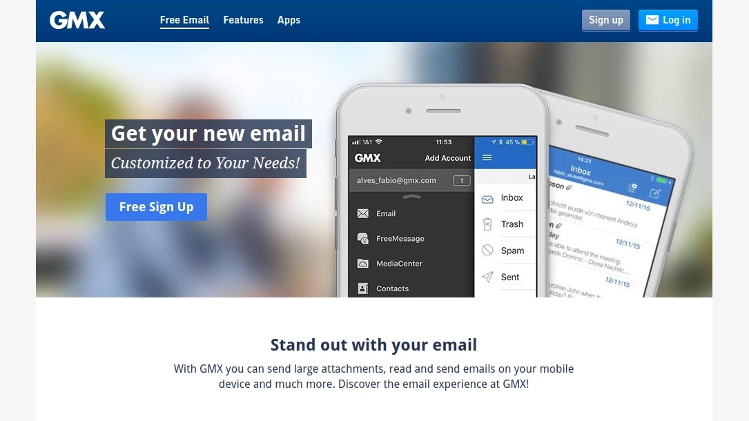 GMX Mail Layanan Email Gratis GMX Email
