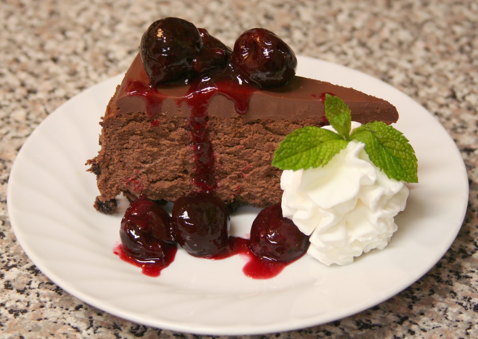 Culturally Confused: Bon Appétit: Deep Dark Chocolate Cheesecake and