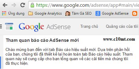 Cập nhật báo cáo Google Adsense 2015 theo cách mới