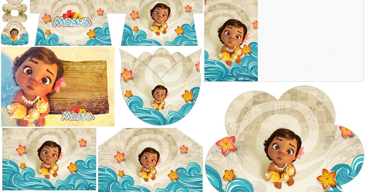 moana baby shower invitations