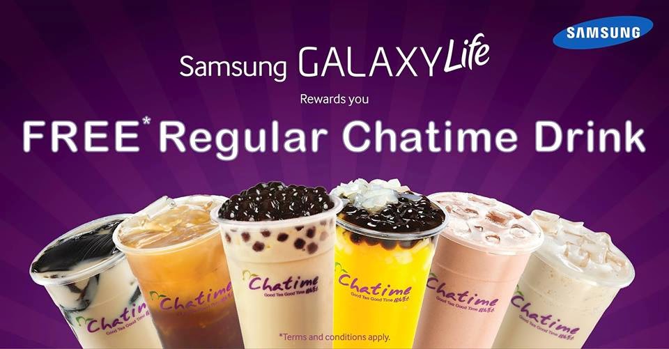 Free Samples and Good Deals Chatime Enjoy Free Regular Drink Giveaway!!