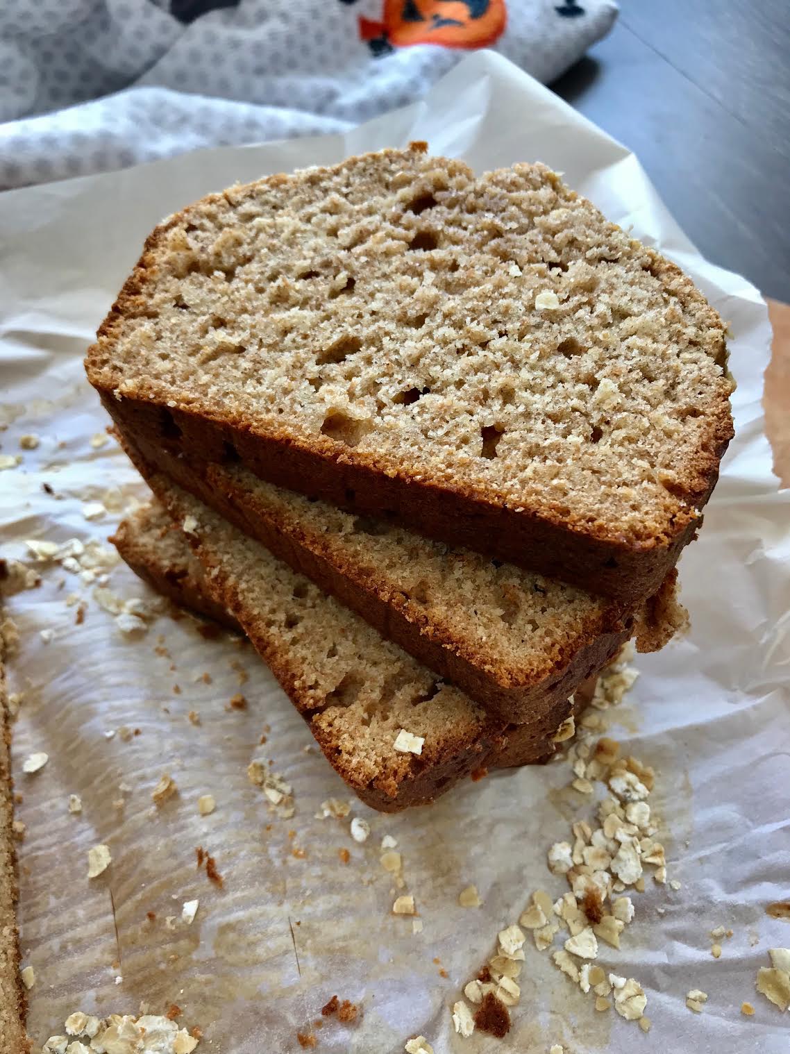 Once upon a cook Honey Oatmeal Quick Bread 蜂蜜燕麥無酵母麵包