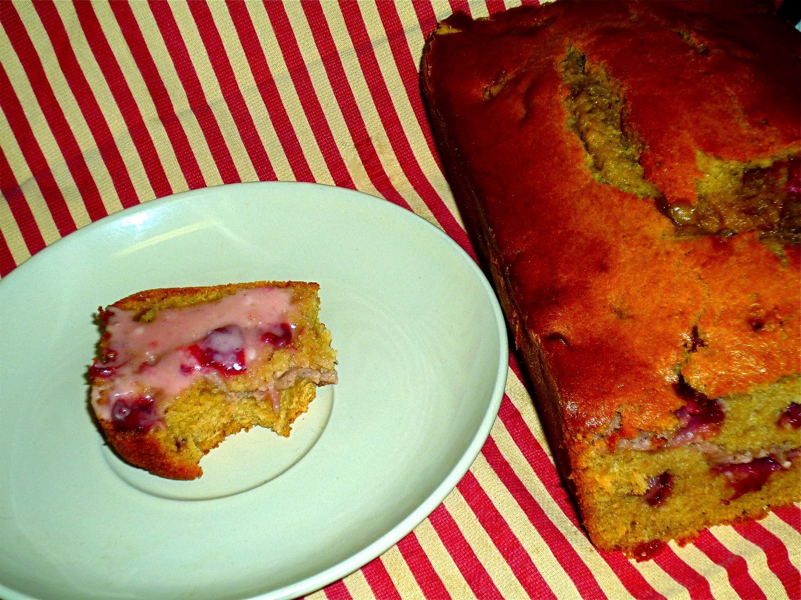 The Weekend Gourmet StrawberryCream Cheese Quick Bread...With