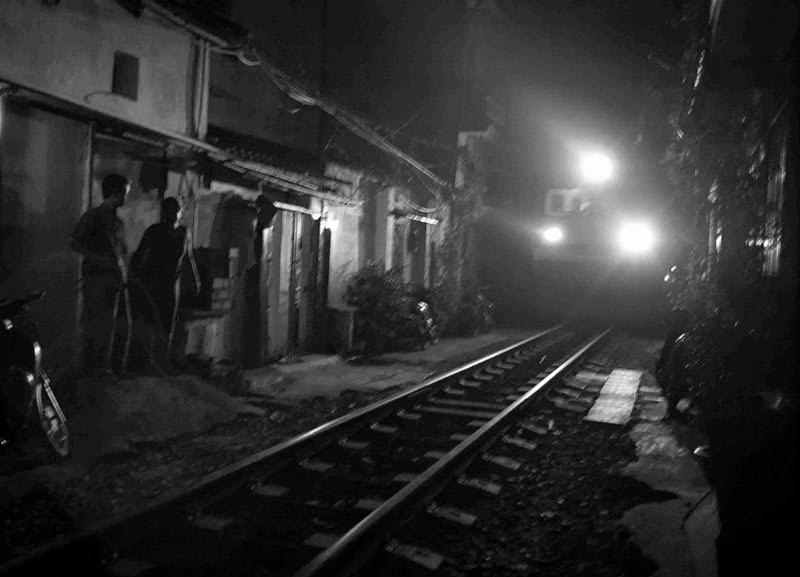 Passageway Train Track of Hanoi, Vietnam