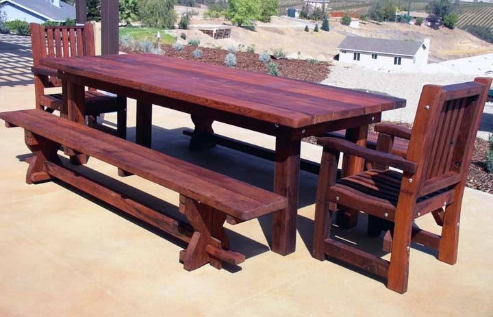 San Francisco Wooden Patio Tables