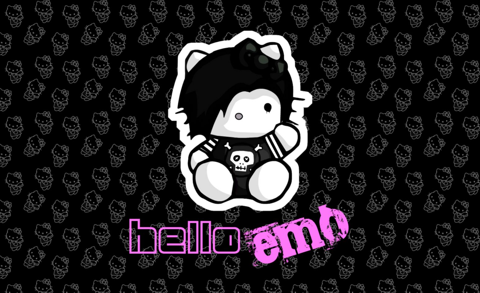 Emo Hello Kitty Wallpaper | HD Wallpapers Collection