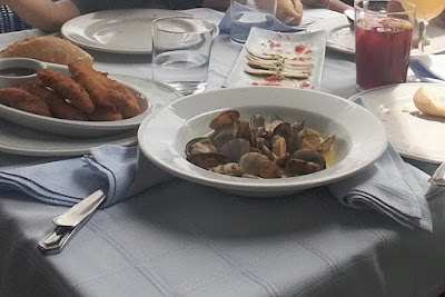 Comida en el Restaurante El Pescador, San Vicente de la Barquera,Cantabria