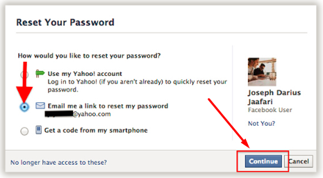 Reset My Facebook Account Password