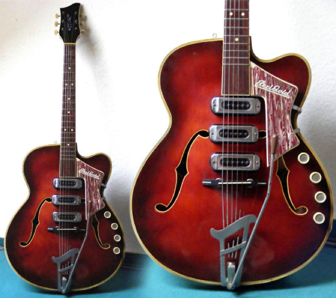 Guitar Blog Vintage PerlGold Jazz Guitar