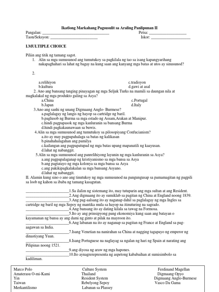 araling panlipunan grade 4 - philippin news collections