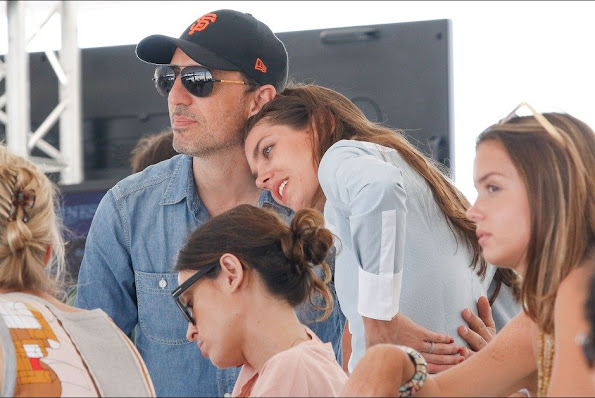 Charlotte Casiraghi and Gad Elmaleh attended the Longines Athina Onassis horse Show 