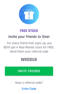 sixer referral code