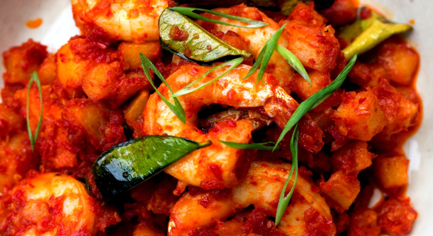 Shrimp and Potatoes in Sambal Sambal Goreng Kentang Udang Recipe