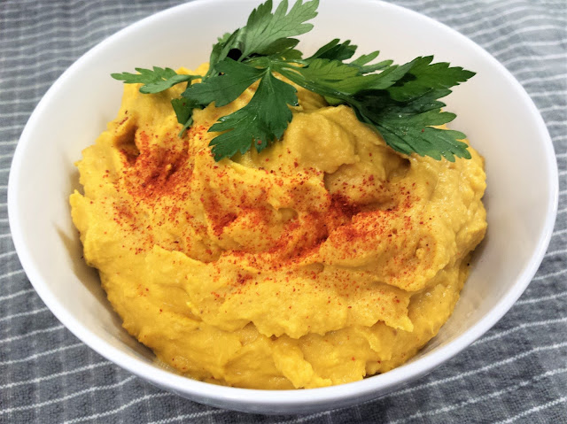 jak zrobić hummus z pieczonej dyni