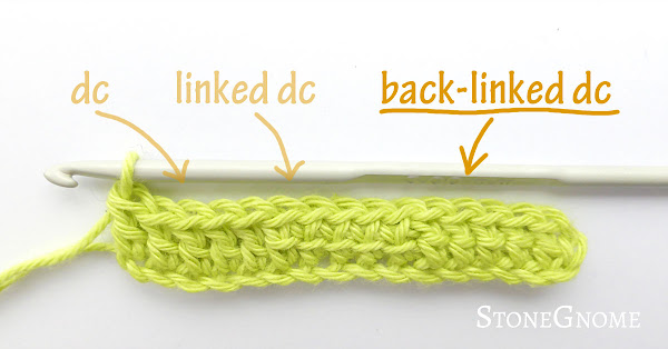 Back-linked crochet stitches - Tutorial