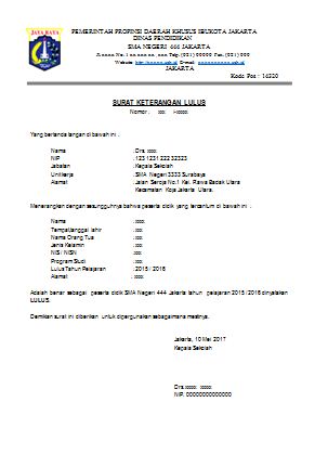 Contoh Surat Keterangan Home Visit Contoh Surat