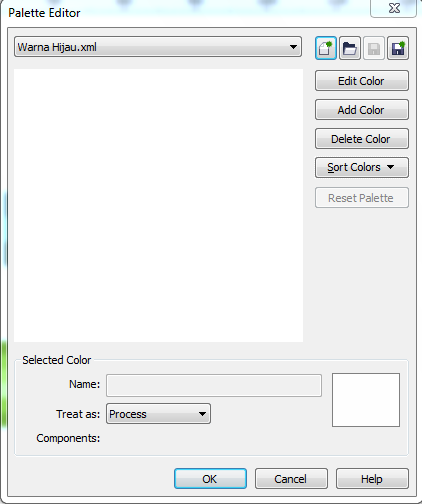 Palette editor. Palette editor